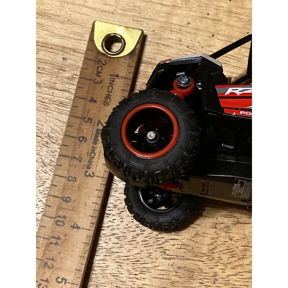 New Bright Polaris RZR RC Buggy Red Black White Off-Road Toy Vehicle 6 Inch